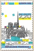 Panorama De Paris. Monuments De La Capitale. 2f.20 Notre-Dame Y2582 - Unused Stamps