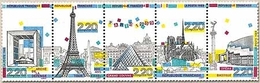 Panorama De Paris. Monuments De La Capitale. La Bande Y2583A - Neufs