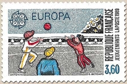 Europa. Jeux D'enfants. Jeu De Balle  3f.60 Multicolore Y2585 - Ongebruikt