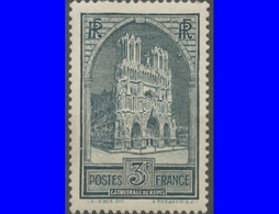 Monuments Et Sites. Cathédrale De Reims. 3f. Ardoise (I) Neuf Luxe ** Y259 - Unused Stamps