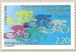 Championnats Du Monde De Cyclisme. 2f.20 Multicolore Y2590 - Unused Stamps