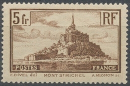 Monuments Et Sites. Mont-Saint-Michel. 5f. Brun (II) Neuf Luxe ** Y260 - Neufs