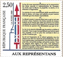 Bicentenaire De La Déclaration Des Droits De L'Homme Et Du Citoyen. 2f.50 Articles II à VI Y2603 - Ungebraucht