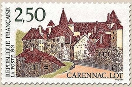 Série Touristique Carennac (Lot). 2f.50 Brun-rouge, Brun Et Vert Foncé Y2705 - Nuevos