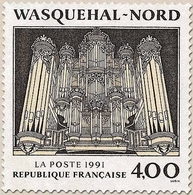Série Touristique Wasquehal (Nord); Le Buffet D'orgue. 4f. Crème Et Noir Y2706 - Neufs