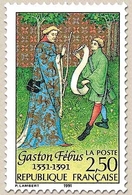 Sixième Centenaire De La Mort De Gaston Fébus (1331-1391). 2f.50 Multicolore Y2708 - Nuevos