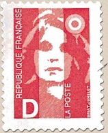 Type Marianne Du Bicentenaire Avec Lettre D. D=(2f.50 Rouge) Y2712 - Nuevos