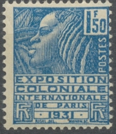 Exposition Coloniale Internationale De Paris (1931).  "Femme Fachi".  1f.50 Bleu Neuf Luxe ** Y273 - Neufs