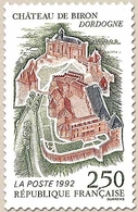 Série Touristique. Château De Biron (Dordogne) 2f.50 Vert, Bleu Foncé Et Brun Y2763 - Ungebraucht