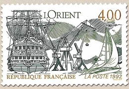 Série Touristique. Lorient. 4f. Ocre, Vert Clair Et Vert Foncé Y2765 - Unused Stamps