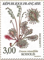 Série Nature De France. Fleurs Des étangs Et Marais. Rossolis  3f. Multicolore Y2767 - Neufs