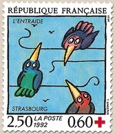Au Profit De La Croix-Rouge. L'Entraide, Strasbourg. Illustration De L'entraide 2f.50 + 60c. Multicolore Y2783 - Ungebraucht
