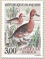 Série Nature De France. Espèces Protégées De Canards. Fuligule Nyroca  3f. Multicolore Y2786 - Ongebruikt