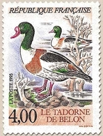 Série Nature De France. Espèces Protégées De Canards. Tadorne De Belon  4f. Multicolore Y2787 - Unused Stamps