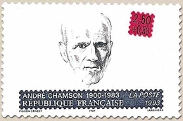 Personnages Célèbres. Ecrivains Français. André Chamson (1909-1983)  2f.50 + 50c. Bleu, Rouge Et Noir Y2803 - Ungebraucht