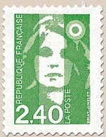 Type Marianne Du Bicentenaire. 2f.40 Vert Y2820 - Unused Stamps