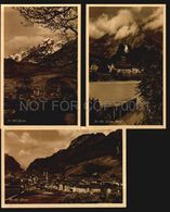 Glarus Walter Hug Photo 3x Real Photo Postcards Original Old Ca 1900 W6-126 - Sonstige & Ohne Zuordnung