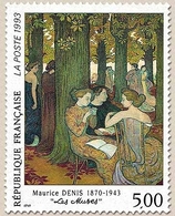 Série Artistique. Cinquantième Anniversaire De La Mort De Maurice Denis (1870-1943). Les Muses   5f. Multicolore Y2832 - Unused Stamps