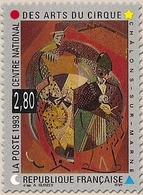 Centre National Des Arts Du Cirque, à Châlons-sur-Marne. Les Clowns, D'après Albert Gleizes. 2f.80 Multicolore Y2833 - Unused Stamps