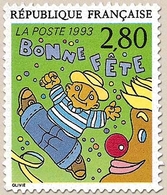 Le Plaisir D'écrire. Bonne Fête, De B. Olivié. 2f.80 Multicolore Y2837 - Unused Stamps