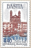 Série Touristique. Bastia. Le Vieux Port Et L'église Saint-Jean-Baptiste  4f.40 Brun Et Bleu Y2893 - Ongebruikt