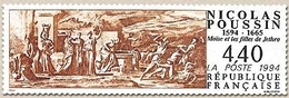 400e Anniversaire De La Naissance De Nicolas Poussin (1594-1665).  Moïse, Filles De Jethro  4f.40 Y2896 - Unused Stamps