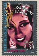 Personnages Célèbres. De La Scène à L'écran. Joséphine Baker (1906-1975).  2f.80 + 60c. Multicolore Y2899 - Neufs