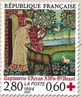 Au Profit De La Croix-Rouge. Tapisserie D'Arras (XVe Siècle) Saint Vaast  2f.80 + 60c. Multicolore Y2915 - Unused Stamps