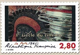 1er Siècle Du Cinéma. Bobines Et Tête D'Indien  2f.80 Multicolore Y2922 - Ongebruikt