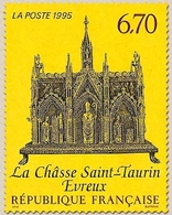 Série Artistique. La Châsse De Saint-Taurin, à Evreux  6f.70 Jaune, Brun-rouge Et Noir Y2926 - Ungebraucht
