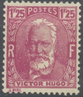 Célébrités. Victor Hugo (1802-1885) 1f.25 Lilas-rose Neuf Luxe ** Y293 - Unused Stamps