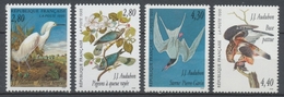 Série Arts Décoratifs. Les Oiseaux De J.-J. Audubon. 4 Valeurs Y2932S - Ungebraucht