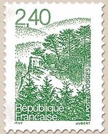 Série Courante. Les Régions Françaises (Vosges) 2f.40 Vert Y2950 - Ongebruikt