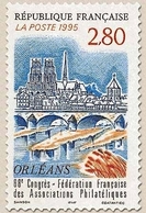 68e Congrès De La Fédération Française Des Associations Philatéliques à Orléans. Pont George V, Cathédrale 2f.80 Y2953 - Ongebruikt