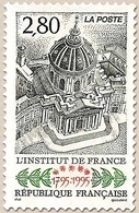 Bicentenaire De L'Institut De France. Vue Aérienne  2f.80 Noir, Vert Et Brun-orange Y2973 - Ongebruikt