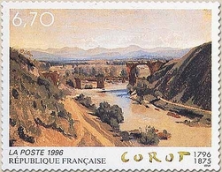 Série Artistique. Bicentenaire De La Naissance De Jean-Baptiste Corot (1796-1875). Le Pont De Narni. 6f.70 Y2989 - Unused Stamps