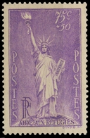 Au Profit Des Réfugiés Politiques. Statue De La Liberté, Frédéric-Auguste Bartholdi 75c. + 50c. Neuf Luxe ** Y309 - Unused Stamps