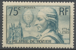 150e Anniversaire Mort Aéronaute Pilâtre De Rozier Cathédrale De Metz Et Montgolfière  75c. Neuf Luxe ** Y313 - Unused Stamps