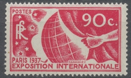 Propagande Pour L'Exposition Internationale De Paris, 1937. 90c. Rose Carminé Neuf Luxe ** Y326 - Unused Stamps