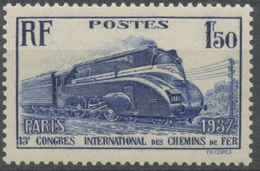 13e Congrès International Des Chemins De Fer, à Paris. "Pacific" Carénée. 1f.50 Outremer Neuf Luxe ** Y340 - Unused Stamps