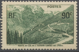 Ouverture De La Route Du Col De L'Iseran. 90c. Vert Foncé Neuf Luxe ** Y358 - Unused Stamps