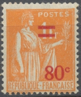 Type De 1932-33 (n° 286) Avec Surcharge Rouge. Type II. 80c. Sur 1f. Orange ( R) (286) Neuf Luxe ** Y359 - Unused Stamps