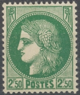 Type Cérès. 2f.50 Vert Neuf Luxe ** Y375 - Unused Stamps