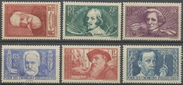 Au Profit Des Chômeurs Intellectuels. Types De 1936-37. N°380 à 385 Neuf Luxe ** Y385S - Unused Stamps