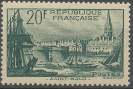 Sites Et Monuments. Port De Saint-Malo. 20f. Vert Foncé Neuf Luxe ** Y394 - Unused Stamps