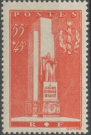 Pour L'érection Du Monument à La Gloire Du Service De Santé Militaire, à Lyon. 55c. + 45c. Rouge Neuf Luxe ** Y395 - Unused Stamps