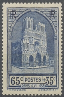 Fêtes De La Restauration De La Cathédrale De Reims. Type Du N°259 Modifié. 65c. + 35c. Neuf Luxe ** Y399 - Neufs