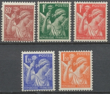 Type Iris. N°431 à 435 Neuf Luxe ** Y435S - Unused Stamps