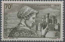 Sites Et Paysages. Languedocienne Et Cathédrale De Béziers. 70c. Noir Sur Azuré Neuf Luxe ** Y448 - Unused Stamps