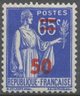 Timbres De 1932-38 Avec Nouvelle Valeur 50. Type Paix. Sur 65c. Outremer (365) Neuf Luxe ** Y479 - Ongebruikt